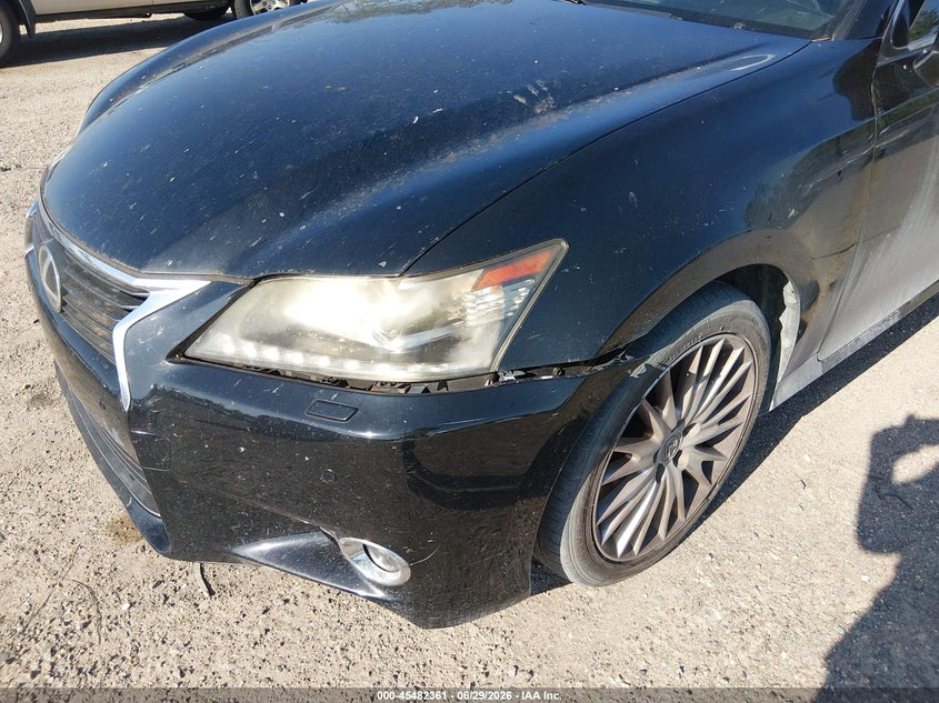 2013 Lexus Gs VIN JTHCE1BLXD5001420 IAAI salvage auction — NORMAL WEAR, Clear (Florida), sold $525 on 2026-07-14 (photo 6)