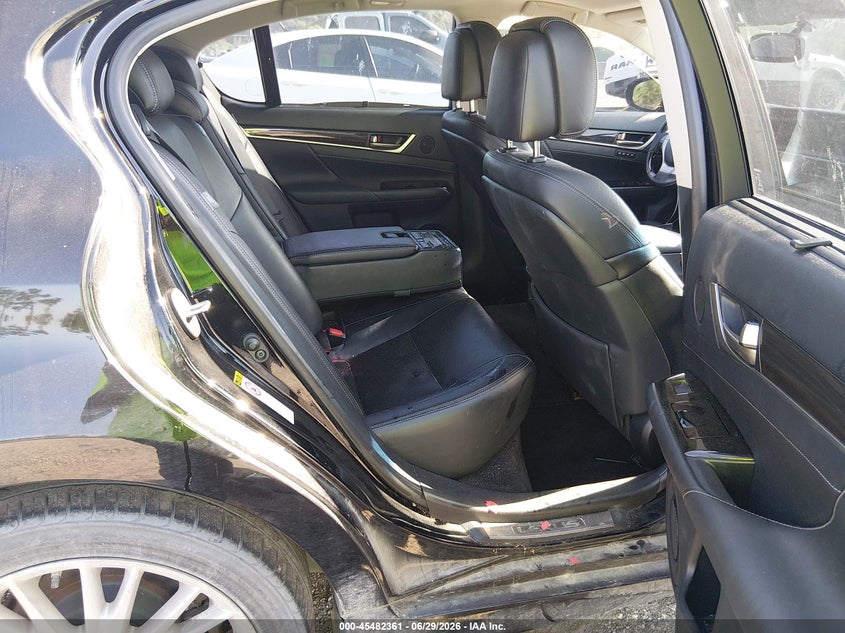 2013 Lexus Gs VIN JTHCE1BLXD5001420 IAAI salvage auction — NORMAL WEAR, Clear (Florida), sold $525 on 2026-07-14 (photo 8)