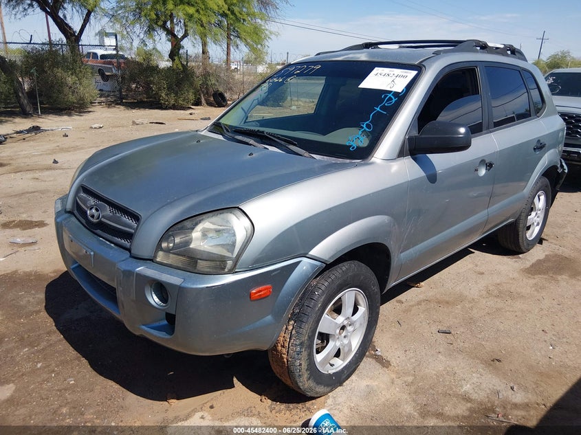 2005 Hyundai Tucson VIN KM8JM12BX5U207259 IAAI salvage auction — REAR END, Salvage (Arizona), sold $825 on 2026-07-16 (photo 2)
