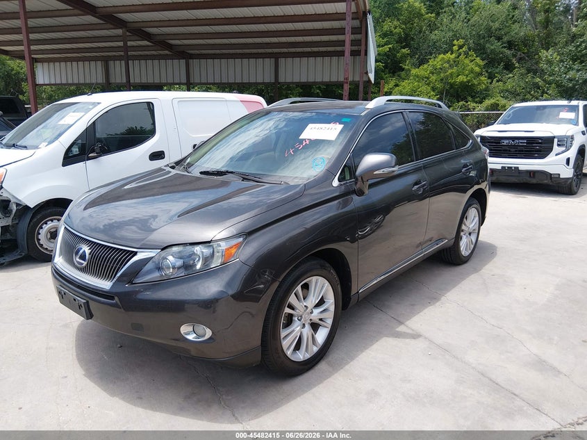 2010 Lexus Rx 450h VIN JTJBC1BAXA2410528 IAAI salvage auction — NORMAL WEAR, Original (Texas), sold $4,350 on 2026-07-20 (photo 2)