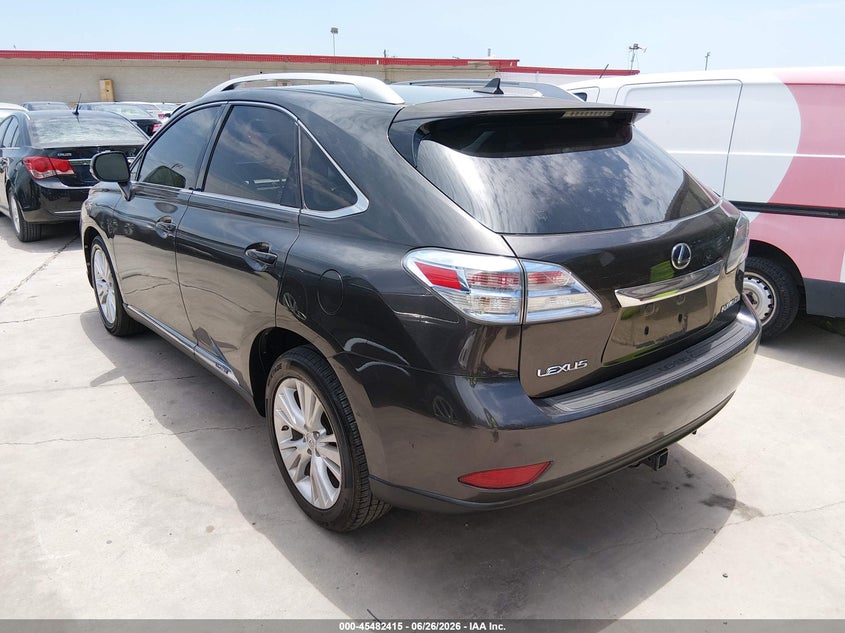 2010 Lexus Rx 450h VIN JTJBC1BAXA2410528 IAAI salvage auction — NORMAL WEAR, Original (Texas), sold $4,350 on 2026-07-20 (photo 3)