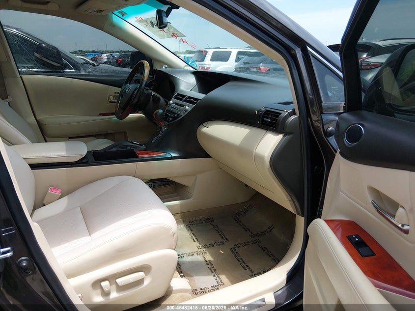 2010 Lexus Rx 450h VIN JTJBC1BAXA2410528 IAAI salvage auction — NORMAL WEAR, Original (Texas), sold $4,350 on 2026-07-20 (photo 5)