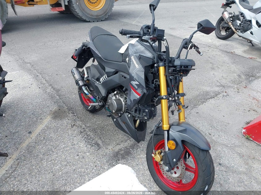 2024 Kawasaki VIN JKABRRJ17RDA32487 IAAI salvage auction — FRONT END, Salvage (California), sold $650 on 2026-07-16 (photo 1)