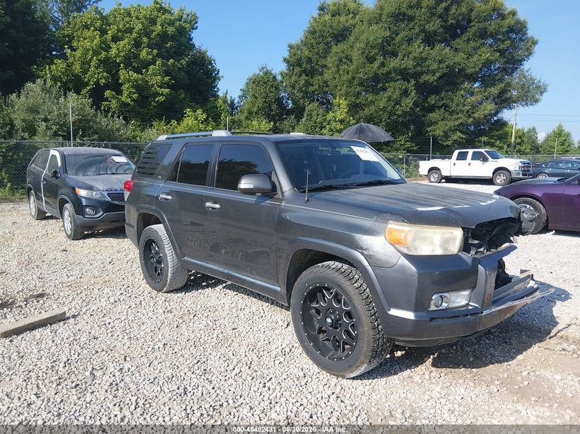 2010 Toyota 4runner VIN JTEBU5JR5A5029355 IAAI salvage auction — FRONT END, Salvage (Alabama), sold $6,600 on 2026-07-20 (photo 1)