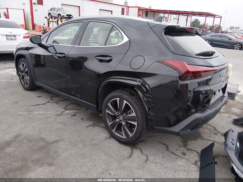 2023 Lexus Ux VIN JTHX6JBH2P2145351 IAAI salvage auction — REAR END, Salvage (California), sold $12,000 on 2026-07-05 (photo 3)