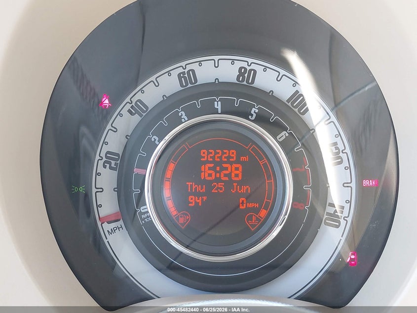 2013 Fiat 500 VIN 3C3CFFAR3DT682039 IAAI salvage auction — LEFT FRONT, Salvage Title, sold $1,000 on 2026-08-12 (photo 7)