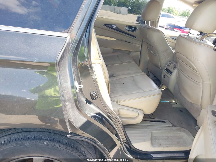 2013 Infiniti Jx VIN 5N1AL0MN5DC345736 IAAI salvage auction — REAR END, Salvage (Texas), sold $550 on 2026-07-10 (photo 8)