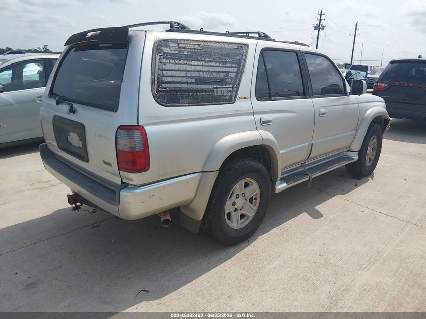 1999 Toyota 4runner VIN JT3GN87R4X0099178 IAAI salvage auction — FRONT END, Original (Texas), sold $1,000 on 2026-07-24 (photo 4)