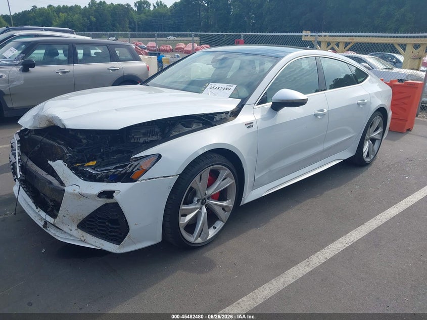2021 Audi Rs7 VIN WUAPCBF20MN902203 IAAI salvage auction — FRONT END, Salvage (Idaho), sold $35,700 on 2026-08-10 (photo 2)