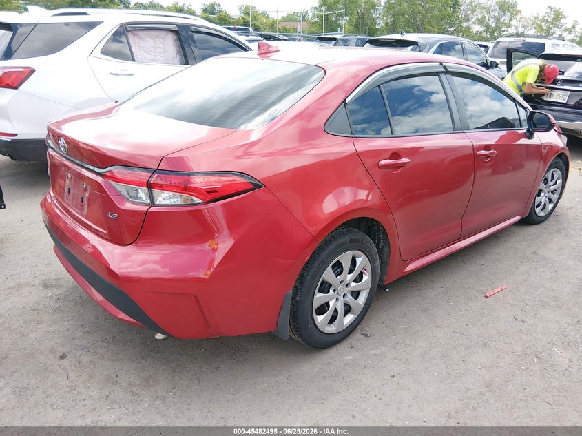 2020 Toyota Corolla VIN 5YFEPRAE1LP131559 IAAI salvage auction — SIDE, Salvage (Ohio), sold $3,150 on 2026-07-21 (photo 4)