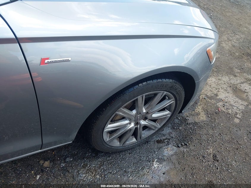 2014 Audi A6 VIN WAUFGAFC1EN164555 IAAI salvage auction — RIGHT FRONT, Salvage Title, sold $1,700 on 2026-07-29 (photo 6)