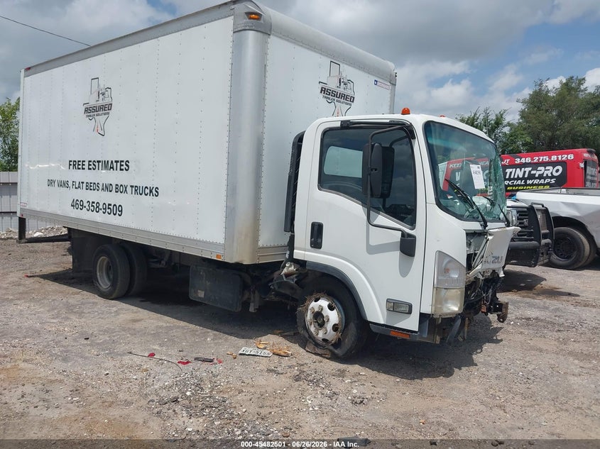 2015 Isuzu Npr VIN JALC4W164F7002260 IAAI salvage auction — FRONT END, Salvage (Texas), sold $4,000 on 2026-07-15 (photo 1)