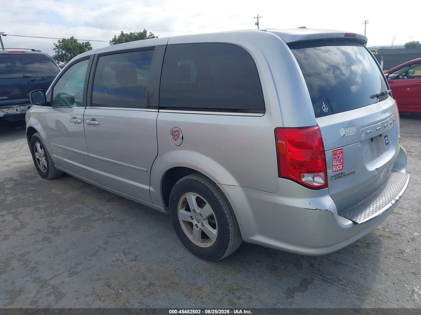 2012 Dodge Caravan VIN 2C4RDGDG4CR205956 IAAI salvage auction — NORMAL WEAR, Clear - Dealer Only (California), sold $425 on 2026-07-09 (photo 3)