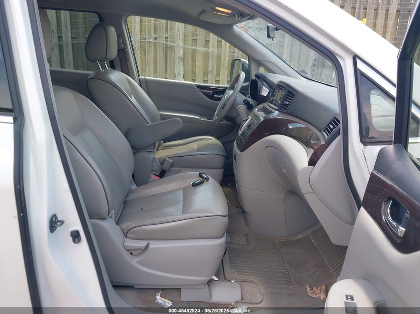 2012 Nissan Quest VIN JN8AE2KP3C9050939 IAAI salvage auction — NORMAL WEAR, Clear (Virginia), sold $25 on 2026-07-13 (photo 5)