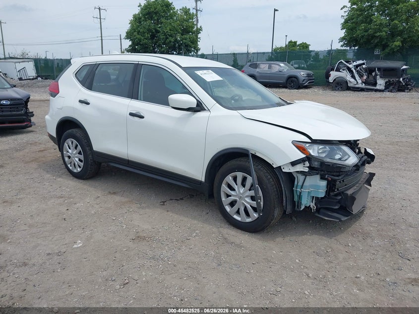 2017 Nissan Rogue VIN JN8AT2MV4HW013845 IAAI salvage auction — FRONT END, Salvage (Pennsylvania), sold $650 on 2026-07-24 (photo 1)
