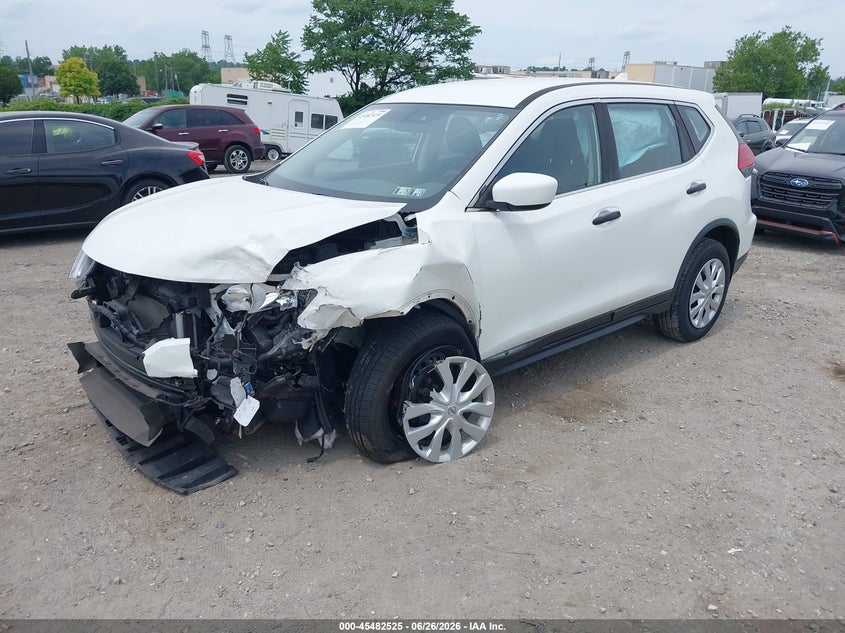 2017 Nissan Rogue VIN JN8AT2MV4HW013845 IAAI salvage auction — FRONT END, Salvage (Pennsylvania), sold $650 on 2026-07-24 (photo 2)