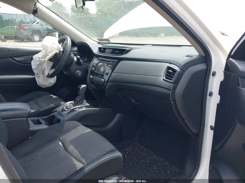 2017 Nissan Rogue VIN JN8AT2MV4HW013845 IAAI salvage auction — FRONT END, Salvage (Pennsylvania), sold $650 on 2026-07-24 (photo 5)