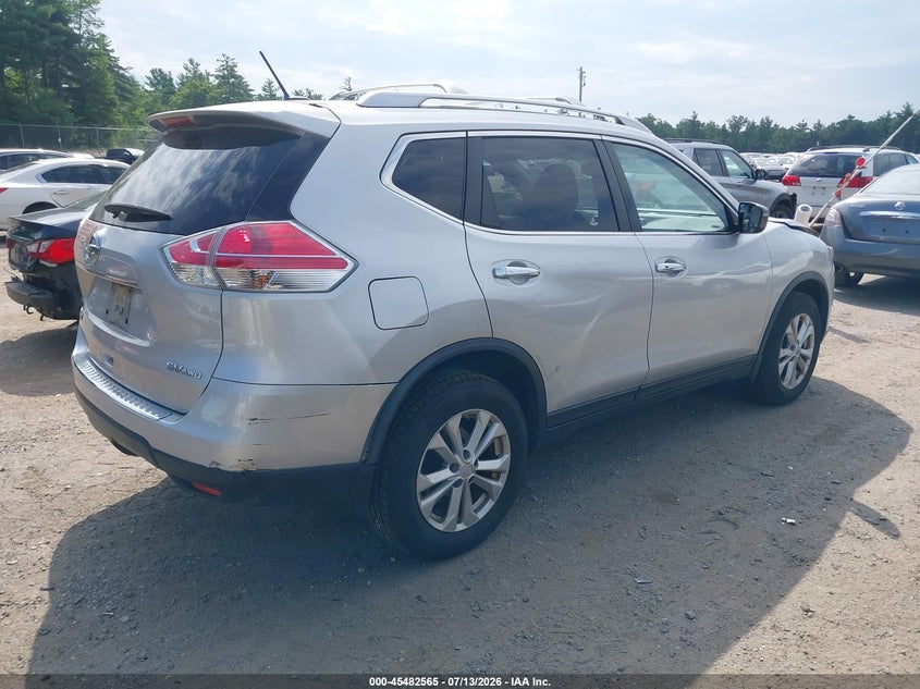 2016 Nissan Rogue VIN JN8AT2MV0GW146293 IAAI salvage auction — FRONT END, Salvage Title, sold $800 on 2026-07-31 (photo 4)