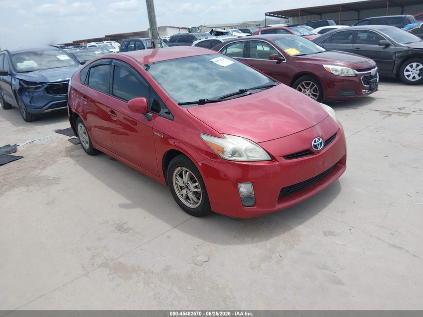 2011 Toyota Prius VIN JTDKN3DU9B0279492 IAAI salvage auction — REAR END, Salvage (Texas), sold $275 on 2026-07-28 (photo 1)