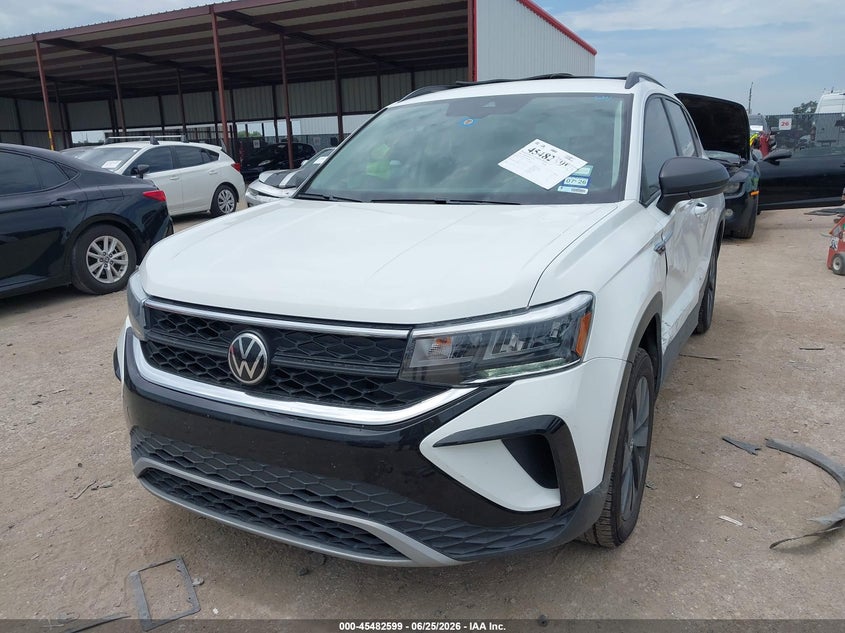 2022 Volkswagen Taos VIN 3VVDX7B24NM046909 IAAI salvage auction — LEFT SIDE, Wait Title, sold $3,550 on 2026-09-01 (photo 2)