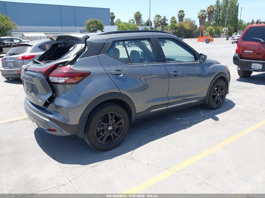 2021 Nissan Kicks VIN 3N1CP5DV8ML507980 IAAI salvage auction — REAR END, Salvage (California), sold $3,600 on 2026-07-09 (photo 4)
