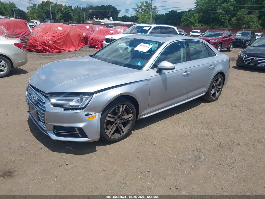 2018 Audi A4 VIN WAUENAF48JA079336 IAAI salvage auction — FRONT END, Salvage (Idaho), sold $5,625 on 2026-08-01 (photo 2)