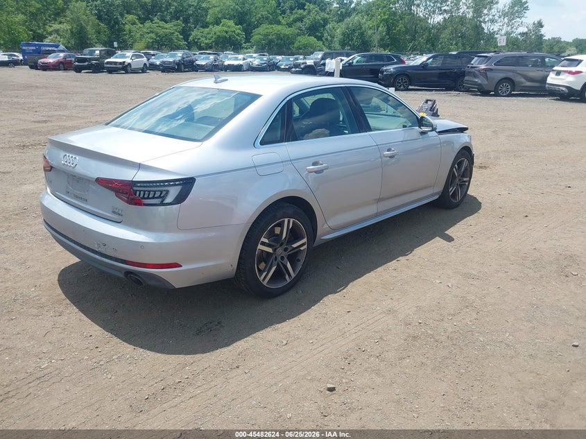 2018 Audi A4 VIN WAUENAF48JA079336 IAAI salvage auction — FRONT END, Salvage (Idaho), sold $5,625 on 2026-08-01 (photo 4)