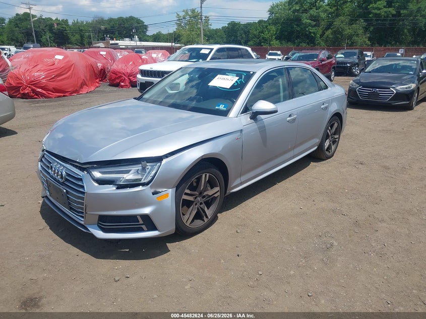 2018 Audi A4 VIN WAUENAF48JA079336 IAAI salvage auction — FRONT END, Salvage (Idaho), sold $5,625 on 2026-08-01 (photo 6)