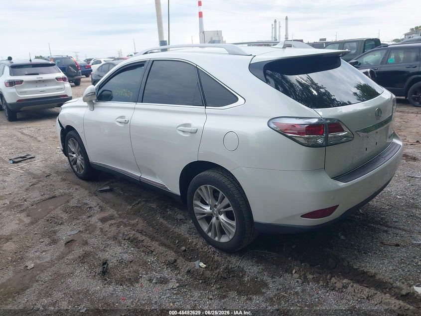 2013 Lexus Rx VIN 2T2BK1BA6DC174189 IAAI salvage auction — RIGHT FRONT, Salvage (Indiana), sold $4,050 on 2026-07-11 (photo 3)