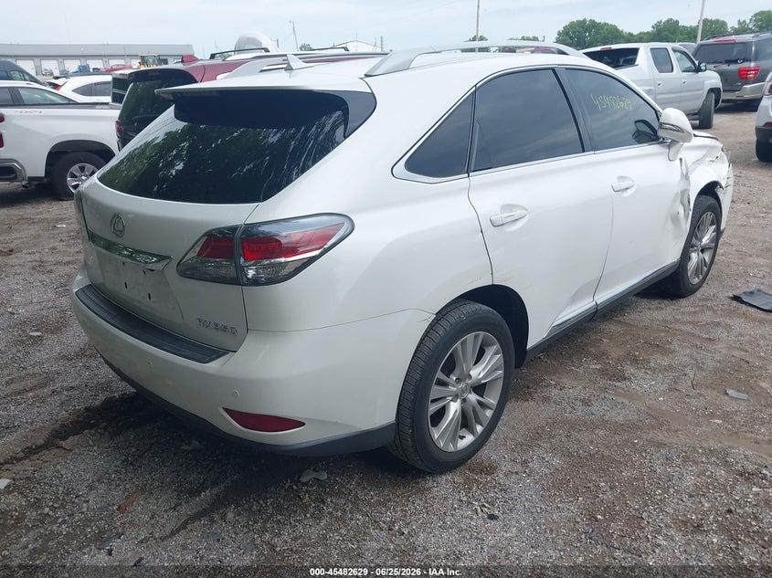 2013 Lexus Rx VIN 2T2BK1BA6DC174189 IAAI salvage auction — RIGHT FRONT, Salvage (Indiana), sold $4,050 on 2026-07-11 (photo 4)
