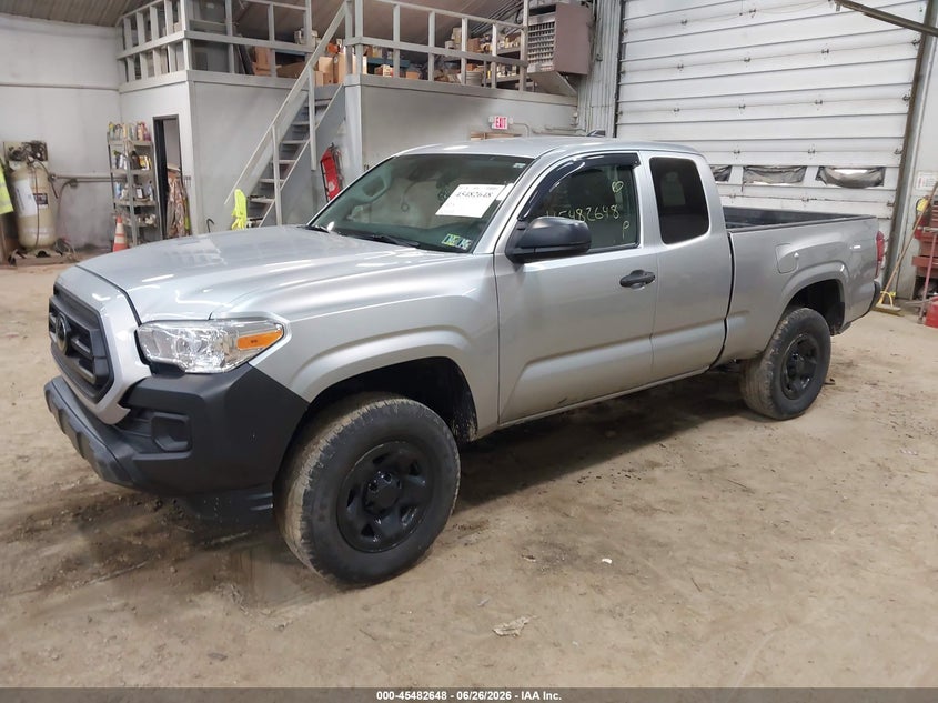 2022 Toyota Tacoma VIN 3TYSX5ENXNT012008 IAAI salvage auction — SIDE, Salvage (Pennsylvania), sold $7,000 on 2026-07-31 (photo 2)