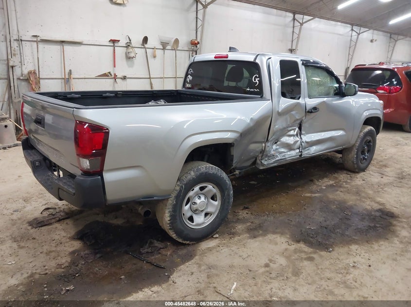 2022 Toyota Tacoma VIN 3TYSX5ENXNT012008 IAAI salvage auction — SIDE, Salvage (Pennsylvania), sold $7,000 on 2026-07-31 (photo 4)