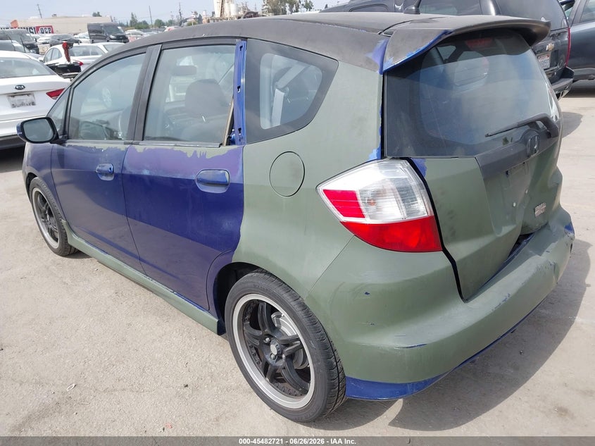 2010 Honda Fit VIN JHMGE8H46AS008226 IAAI salvage auction — REAR END, Salvage (California), sold $800 on 2026-07-15 (photo 3)