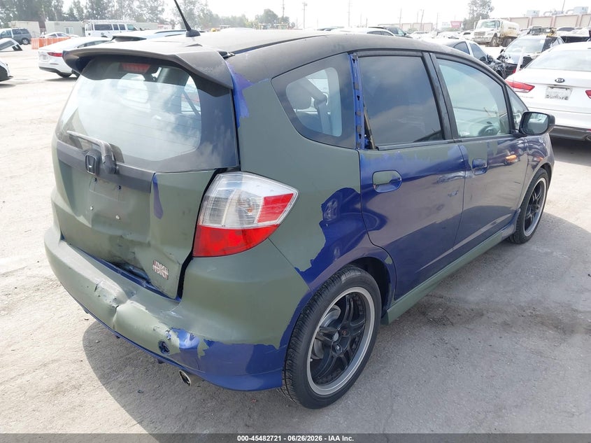 2010 Honda Fit VIN JHMGE8H46AS008226 IAAI salvage auction — REAR END, Salvage (California), sold $800 on 2026-07-15 (photo 4)