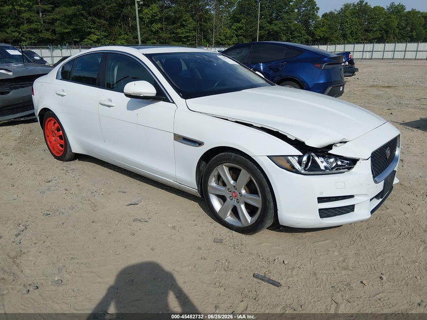 2017 Jaguar Xe VIN SAJAD4BG3HA971141 IAAI salvage auction — FRONT END, Repossession Paperwork (Georgia), sold $500 on 2026-07-30 (photo 1)