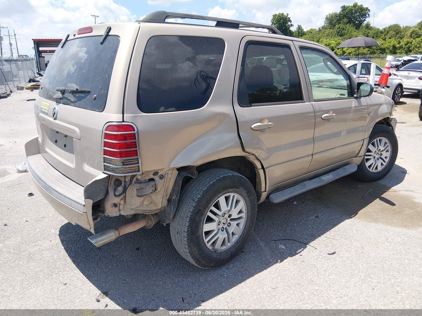 2007 Mercury Mariner VIN 4M2YU80Z57KJ01712 IAAI salvage auction — RIGHT FRONT, Salvage (Louisiana), sold $400 on 2026-07-28 (photo 4)