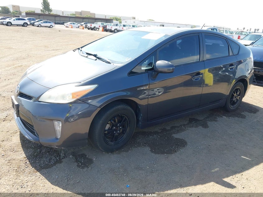 2012 Toyota Prius VIN JTDKN3DU8C1493885 IAAI salvage auction — NORMAL WEAR, Salvage Title, sold $1,250 on 2026-07-23 (photo 2)