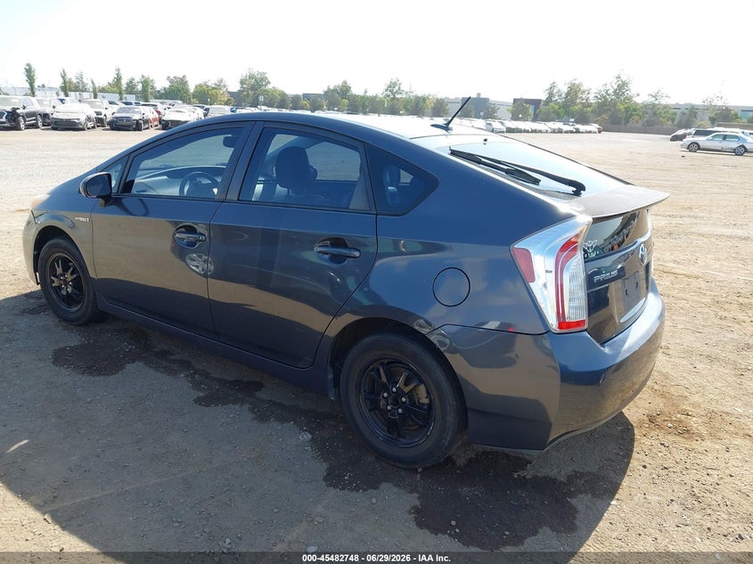 2012 Toyota Prius VIN JTDKN3DU8C1493885 IAAI salvage auction — NORMAL WEAR, Salvage Title, sold $1,250 on 2026-07-23 (photo 3)