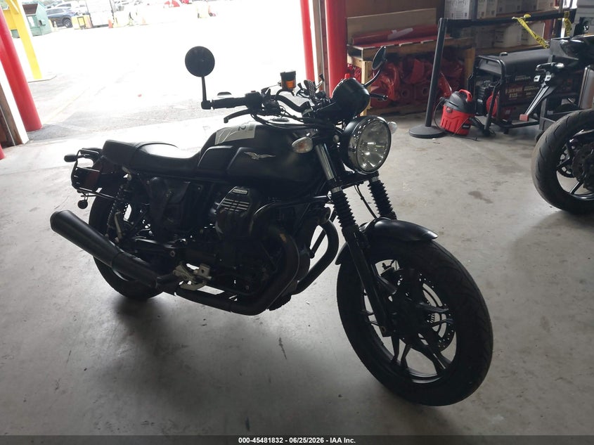 2017 Moto guzzi VIN ZGULDU003HM000231 IAAI salvage auction — REAR END, Salvage Title, sold $1,775 on 2026-08-11 (photo 1)