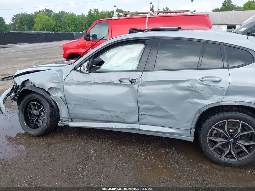 2024 BMW X4 VIN 5UX33DT04R9T42467 IAAI salvage auction — FRONT END, Salvage Title, sold $9,100 on 2026-08-23 (photo 6)