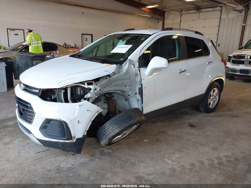 2018 Chevrolet Trax VIN KL7CJLSB8JB705643 IAAI salvage auction — FRONT END, Clear (Michigan), sold $1,975 on 2026-07-28 (photo 2)