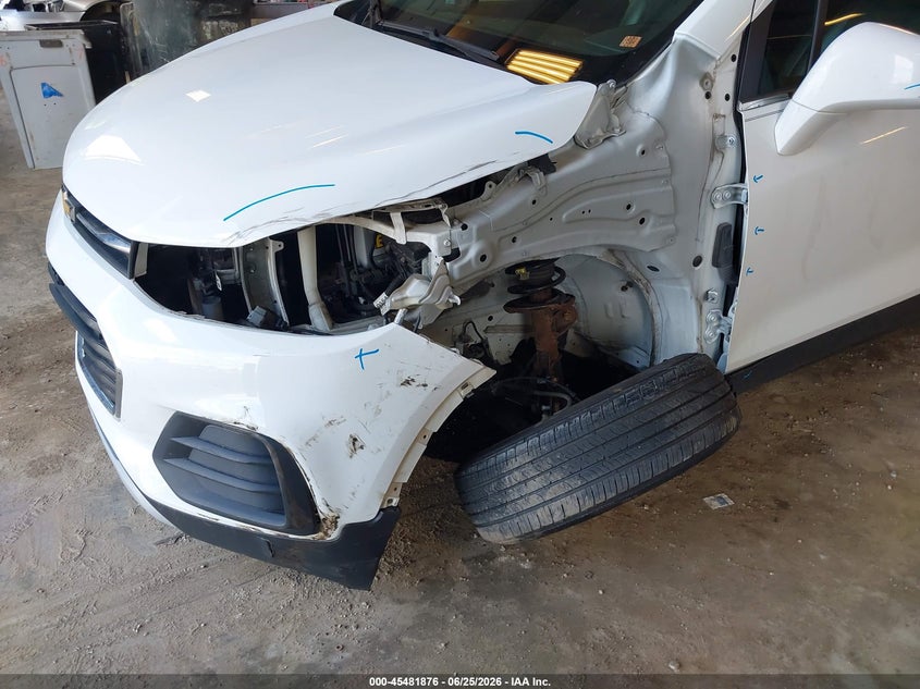 2018 Chevrolet Trax VIN KL7CJLSB8JB705643 IAAI salvage auction — FRONT END, Clear (Michigan), sold $1,975 on 2026-07-28 (photo 6)
