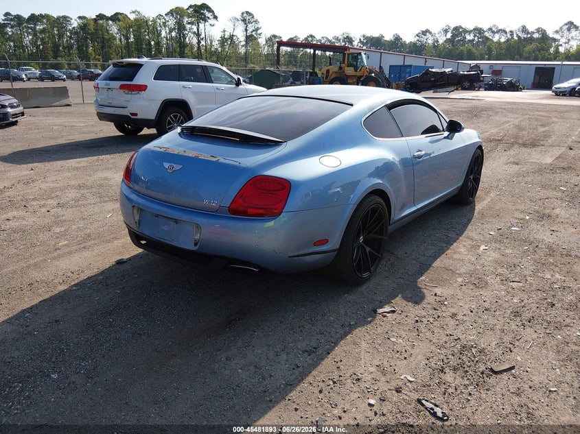 2004 Bentley Continental VIN SCBCR63W84C023281 IAAI salvage auction — Burn Interior, Rebuildable (Florida), sold $2,150 on 2026-07-21 (photo 4)