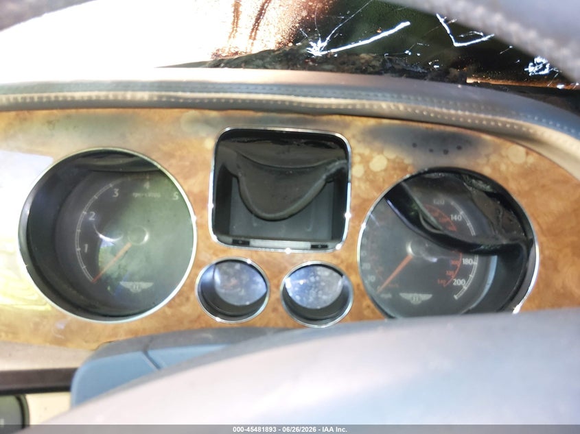 2004 Bentley Continental VIN SCBCR63W84C023281 IAAI salvage auction — Burn Interior, Rebuildable (Florida), sold $2,150 on 2026-07-21 (photo 7)