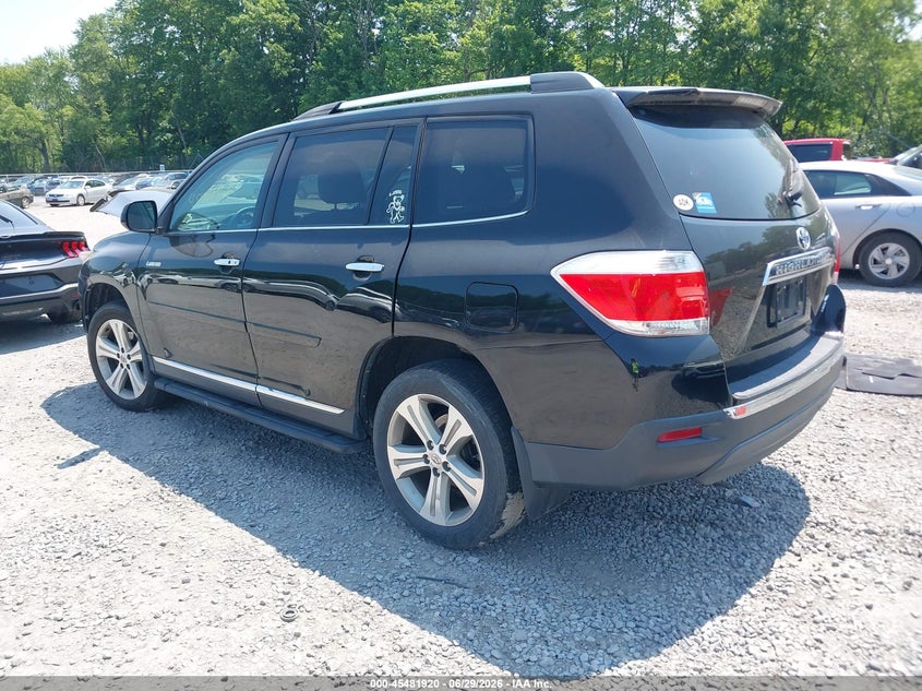 2013 Toyota Highlander VIN 5TDDK3EH8DS185252 IAAI salvage auction — FRONT END, Mv-907A (New York), sold $4,000 on 2026-07-28 (photo 3)