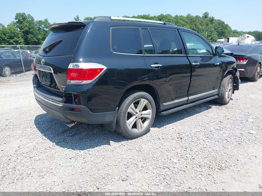2013 Toyota Highlander VIN 5TDDK3EH8DS185252 IAAI salvage auction — FRONT END, Mv-907A (New York), sold $4,000 on 2026-07-28 (photo 4)