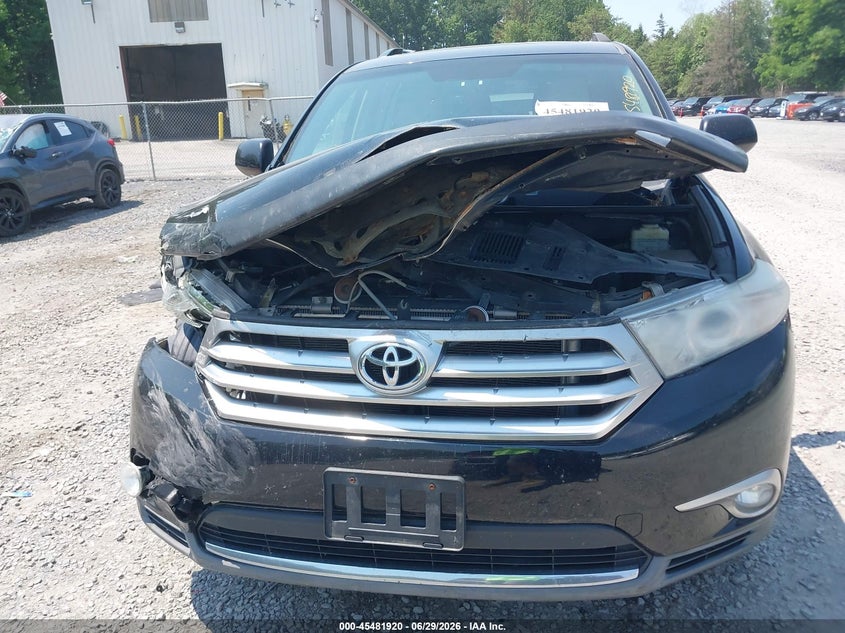 2013 Toyota Highlander VIN 5TDDK3EH8DS185252 IAAI salvage auction — FRONT END, Mv-907A (New York), sold $4,000 on 2026-07-28 (photo 6)