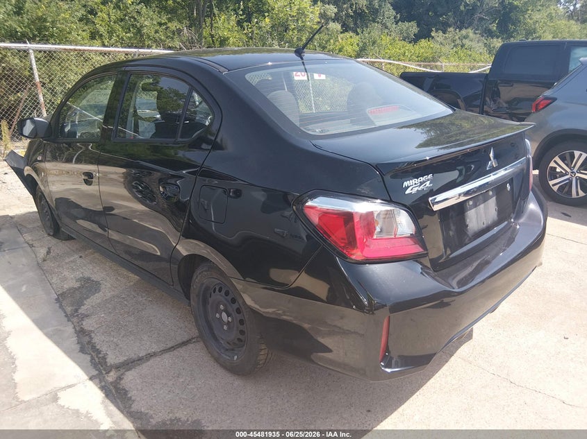 2024 Mitsubishi Mirage VIN ML32FUFJ7RHF18481 IAAI salvage auction — FRONT END, Enterprise Vehicles Salvage Only (Florida), sold $1,575 on 2026-07-20 (photo 3)