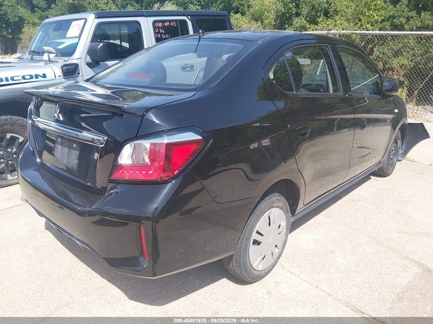 2024 Mitsubishi Mirage VIN ML32FUFJ7RHF18481 IAAI salvage auction — FRONT END, Enterprise Vehicles Salvage Only (Florida), sold $1,575 on 2026-07-20 (photo 4)