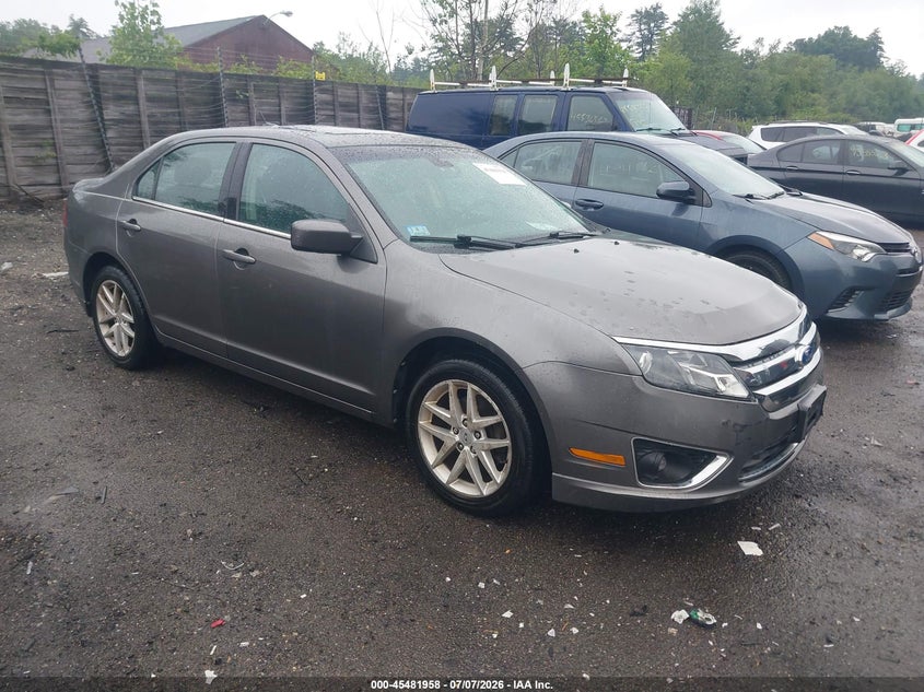 2012 Ford Fusion VIN 3FAHP0JA3CR101095 IAAI salvage auction — LEFT FRONT, Clear (Massachusetts), sold $1,450 on 2026-07-09 (photo 1)
